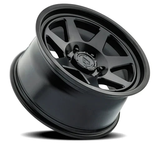 17x8 5 arena wheel a104 ridge satin black wheel 6x5.5 bolt pattern 0mm offset