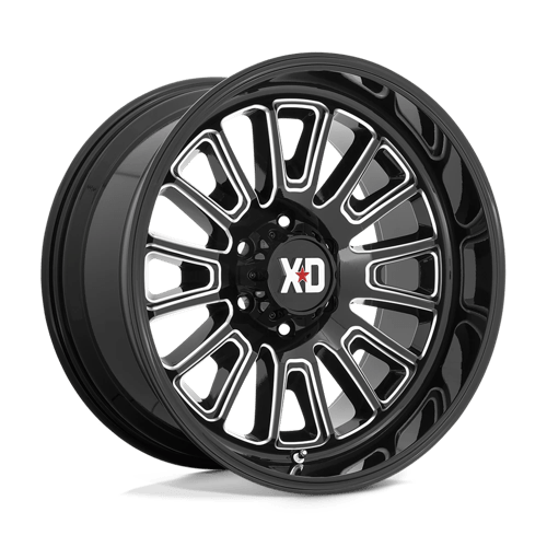 22x10 xd wheels xd864 rover gloss black milled wheel 6x5.5 bolt pattern 18mm offset