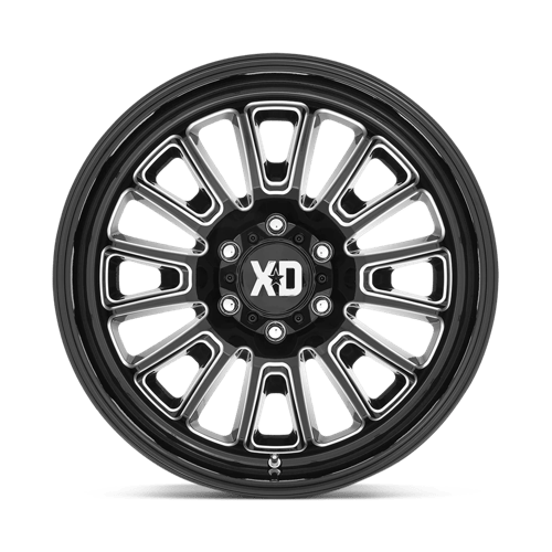22x10 xd wheels xd864 rover gloss black milled wheel 6x5.5 bolt pattern 18mm offset