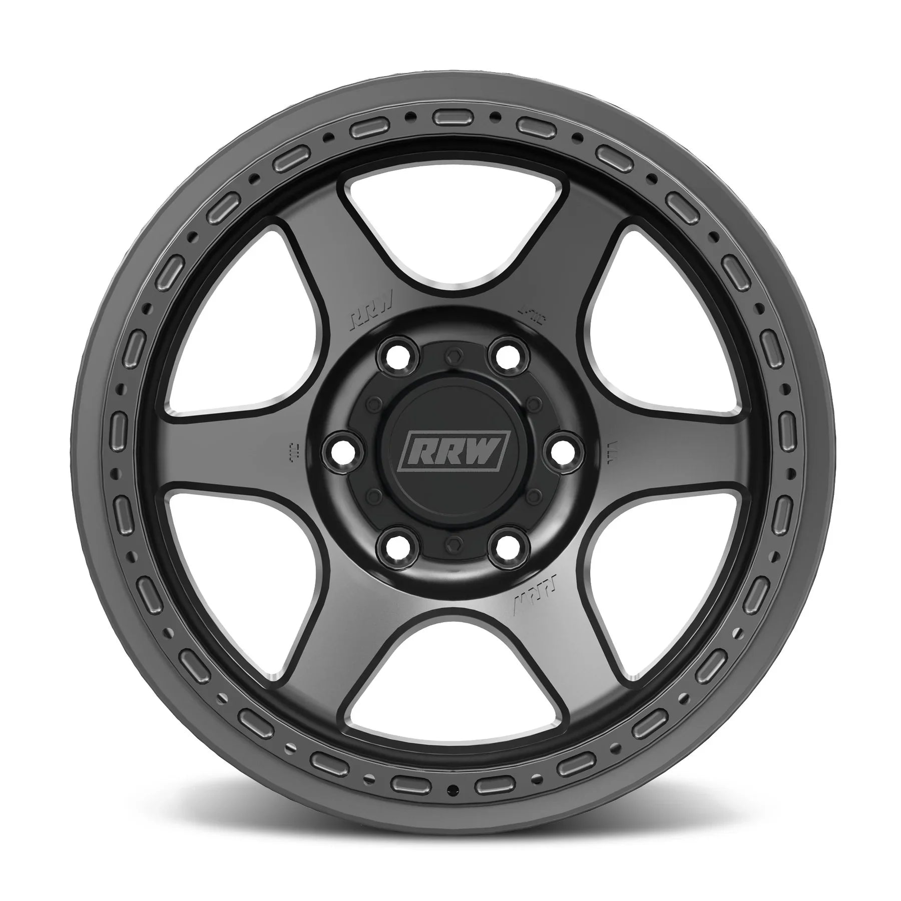 17x8.5 RRW RR2-H Flow Form Hybrid Gunmetal Wheel 6x5.5 Bolt Pattern -12mm Offset