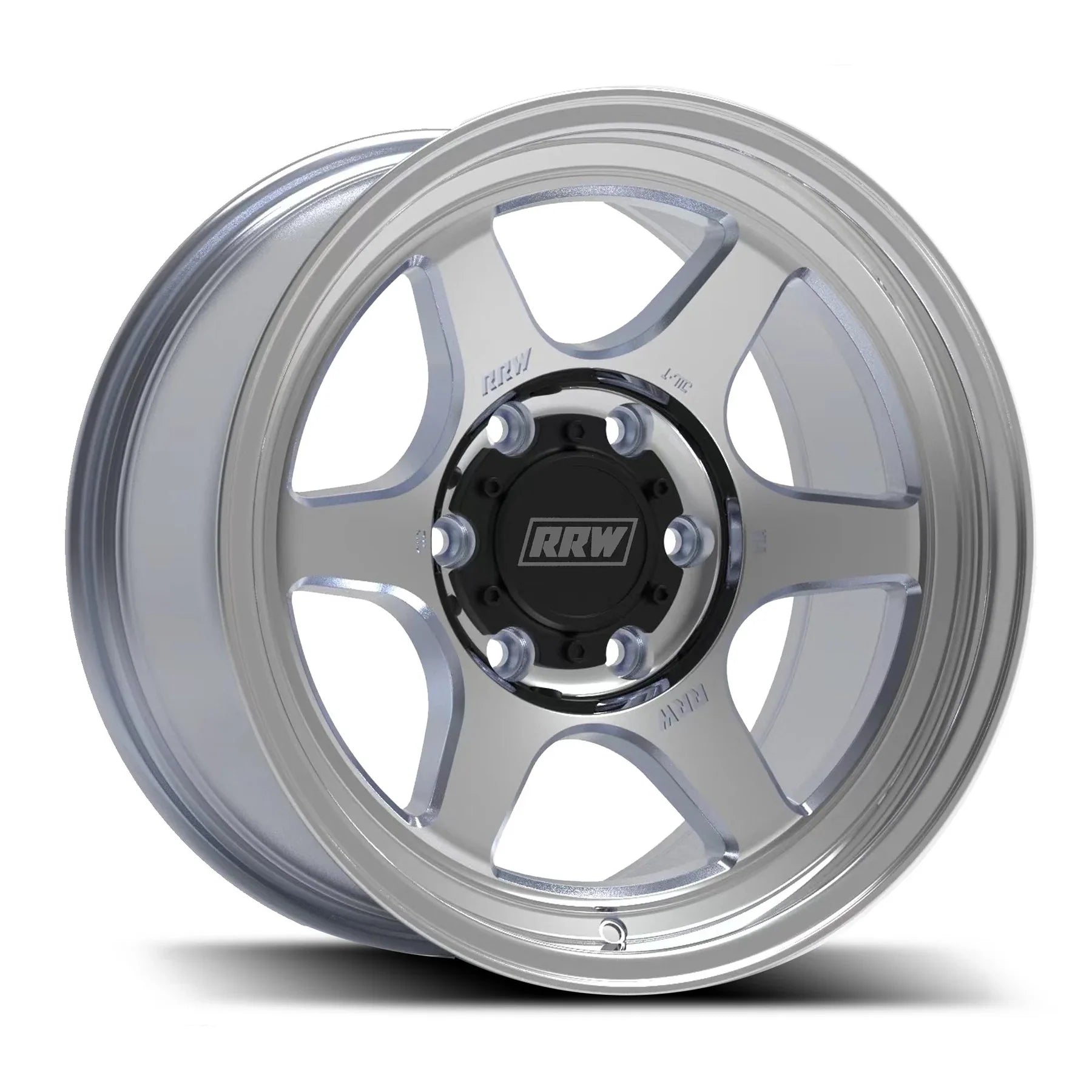 17x8.5 RRW RR2-S Flow Formed Brushed Wheel 6x5.5 Bolt Pattern -25mm Offset