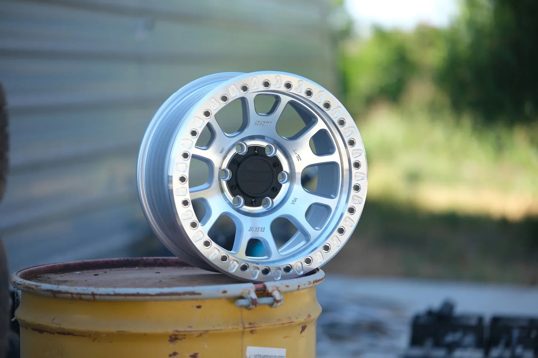 17x8.5 RRW RR5-H Flow Formed Hybrid Brushed Wheel 6x5.5 Bolt Pattern -12mm Offset
