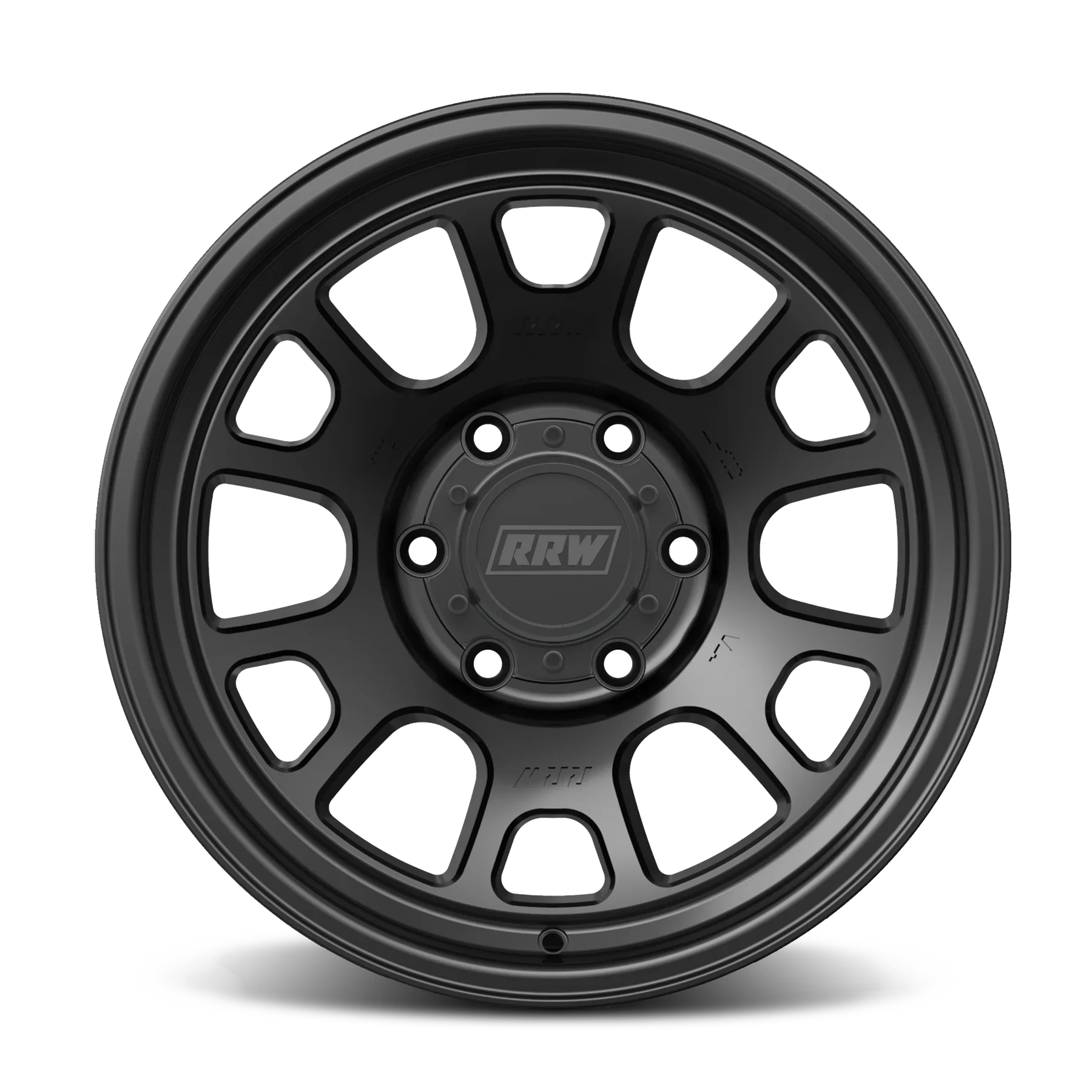 17x8.5 RRW RR5-S Flow Formed Black Wheel 6x5.5 Bolt Pattern -12mm Offset