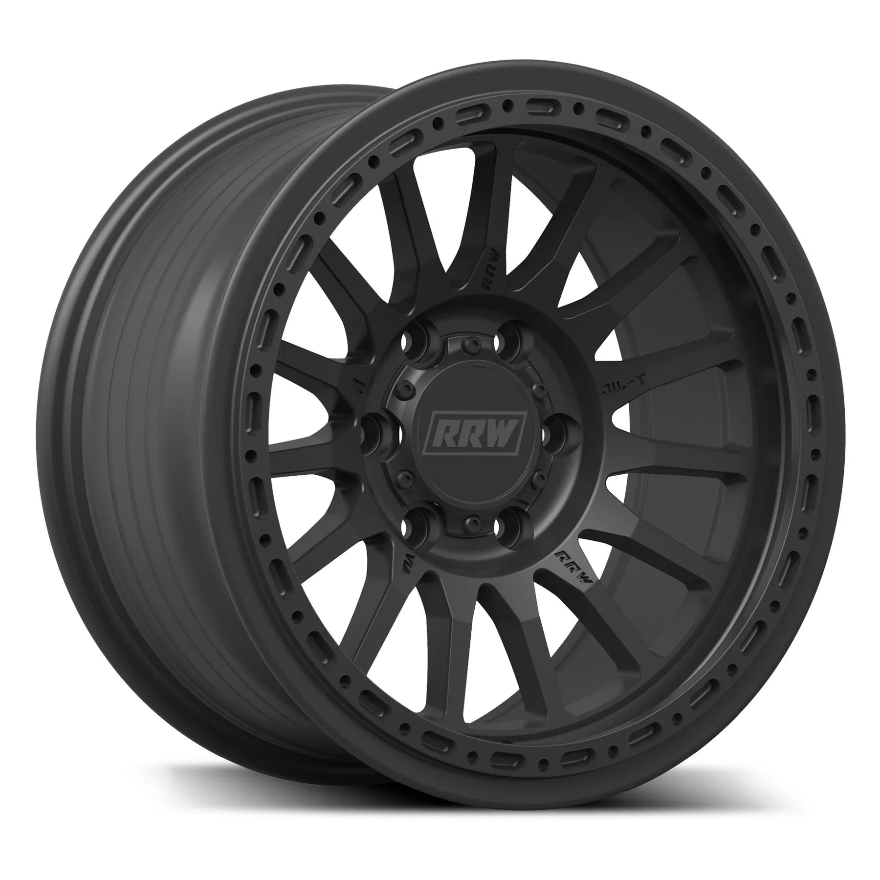 17x8.5 RRW RZ7-S Forged Matte Black Wheel 6x5.5 Bolt Pattern -12mm Offset