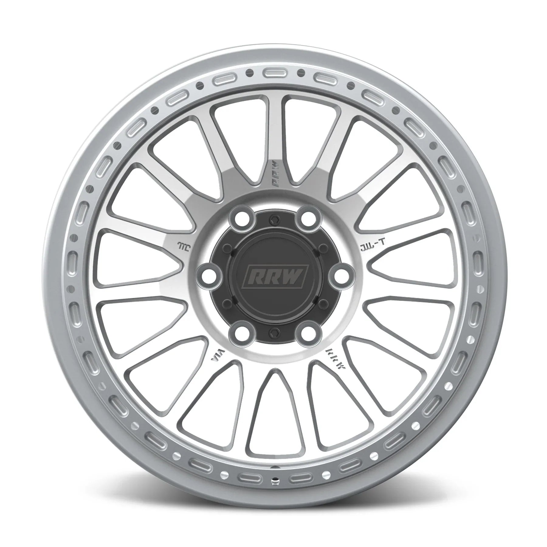 17x8.5 RRW RR7-H Flow Formed Hybrid Brushed Wheel 6x5.5 Bolt Pattern -25mm Offset