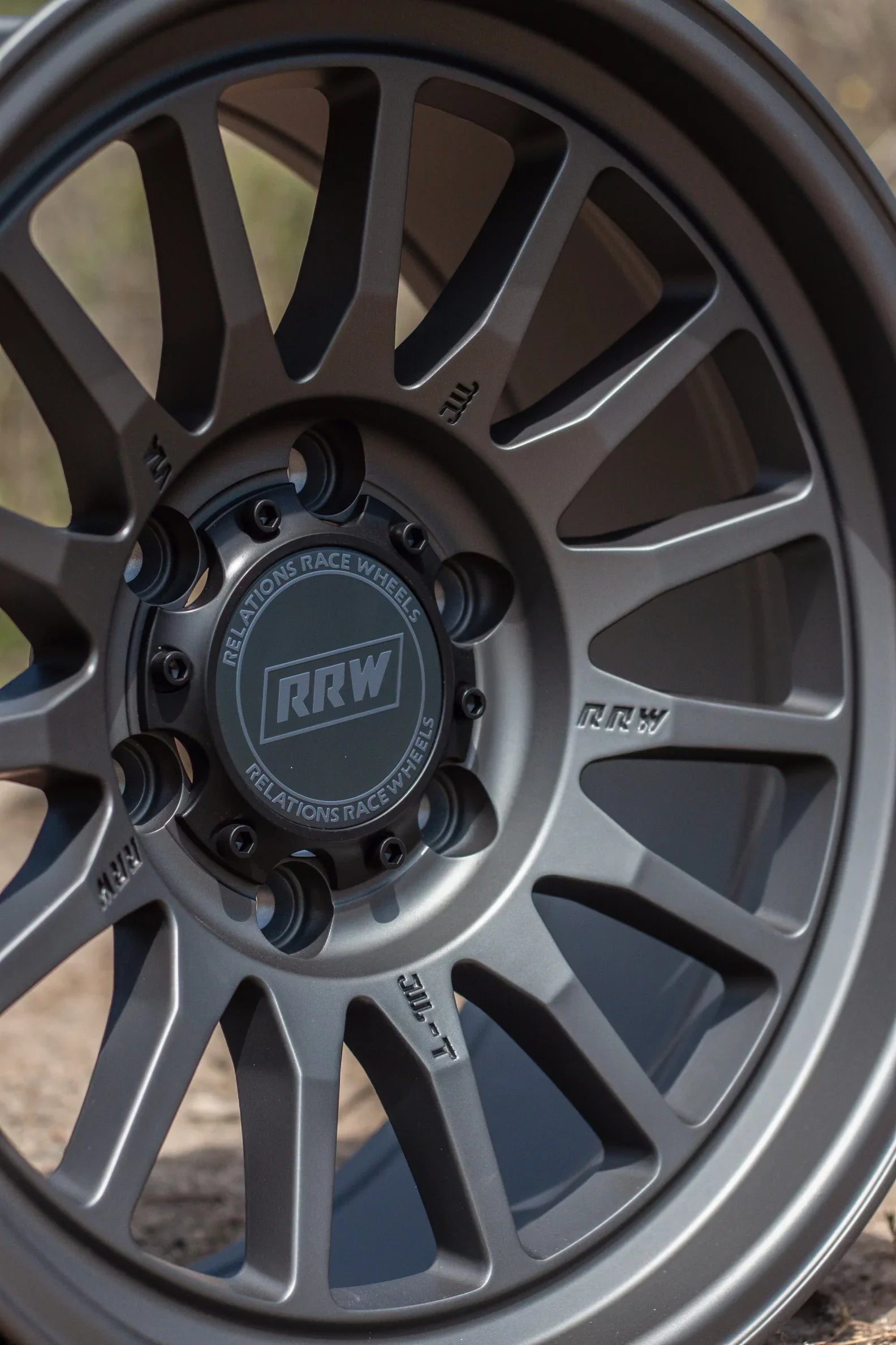 17x8.5 RRW RR7-S Flow Formed Gunmetal Wheel 6x5.5 Bolt Pattern -25mm Offset
