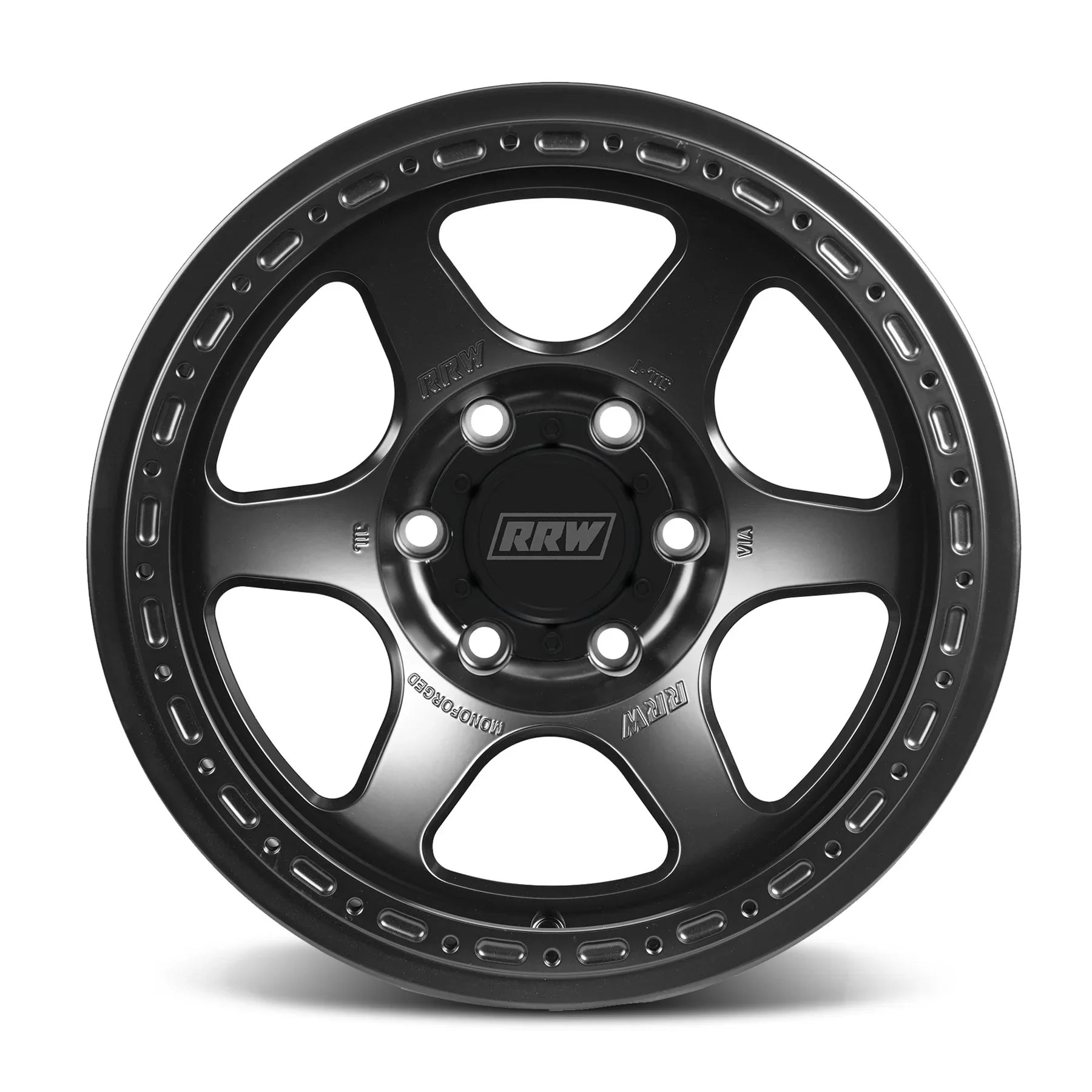 17x8 RRW RS2-H Forged Hybrid Matte Black Wheel 6x5.5 Bolt Pattern 12mm Offset