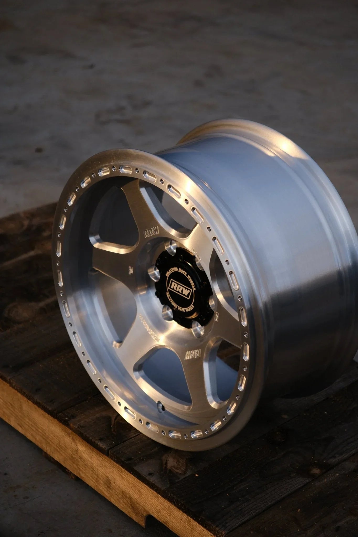 17x8.5 RRW RS2-H Forged Hybrid Brushed Wheel 6x5.5 Bolt Pattern 25mm Offset
