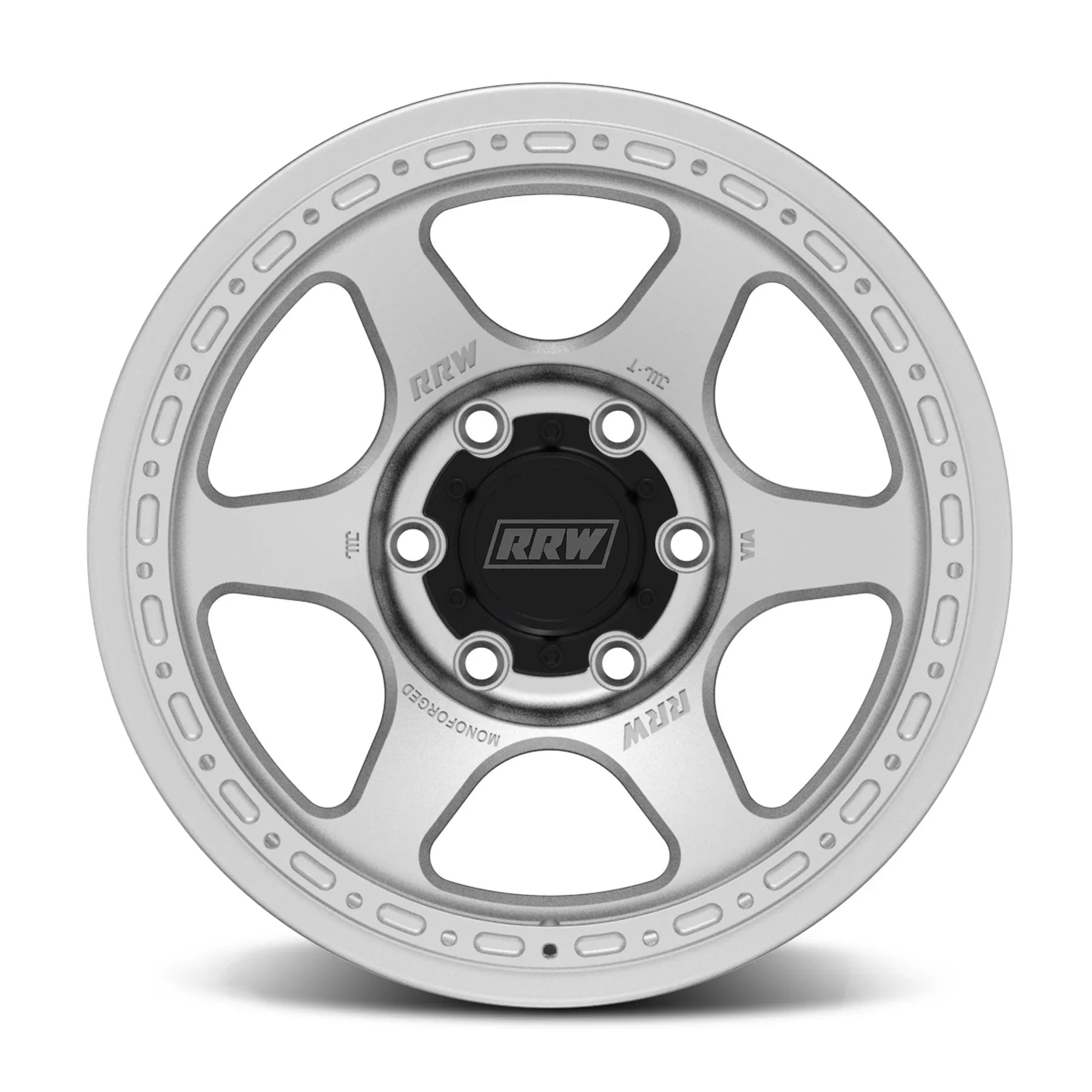 17x8.5 RRW RS2-H Forged Hybrid Brushed Wheel 6x5.5 Bolt Pattern 25mm Offset