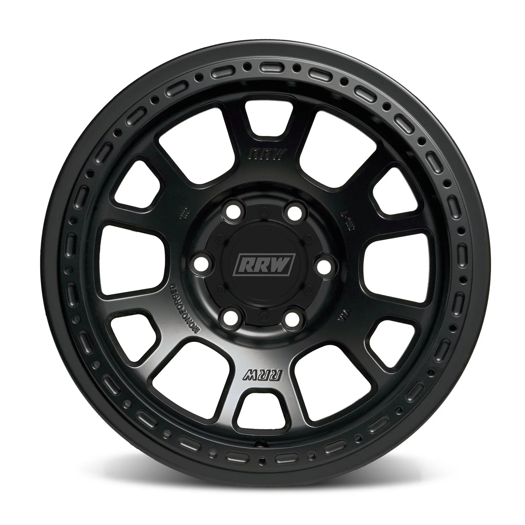 18x9 RRW RS5-H Forged Hybrid Matte Black Wheel 6x5.5 Bolt Pattern 18mm Offset