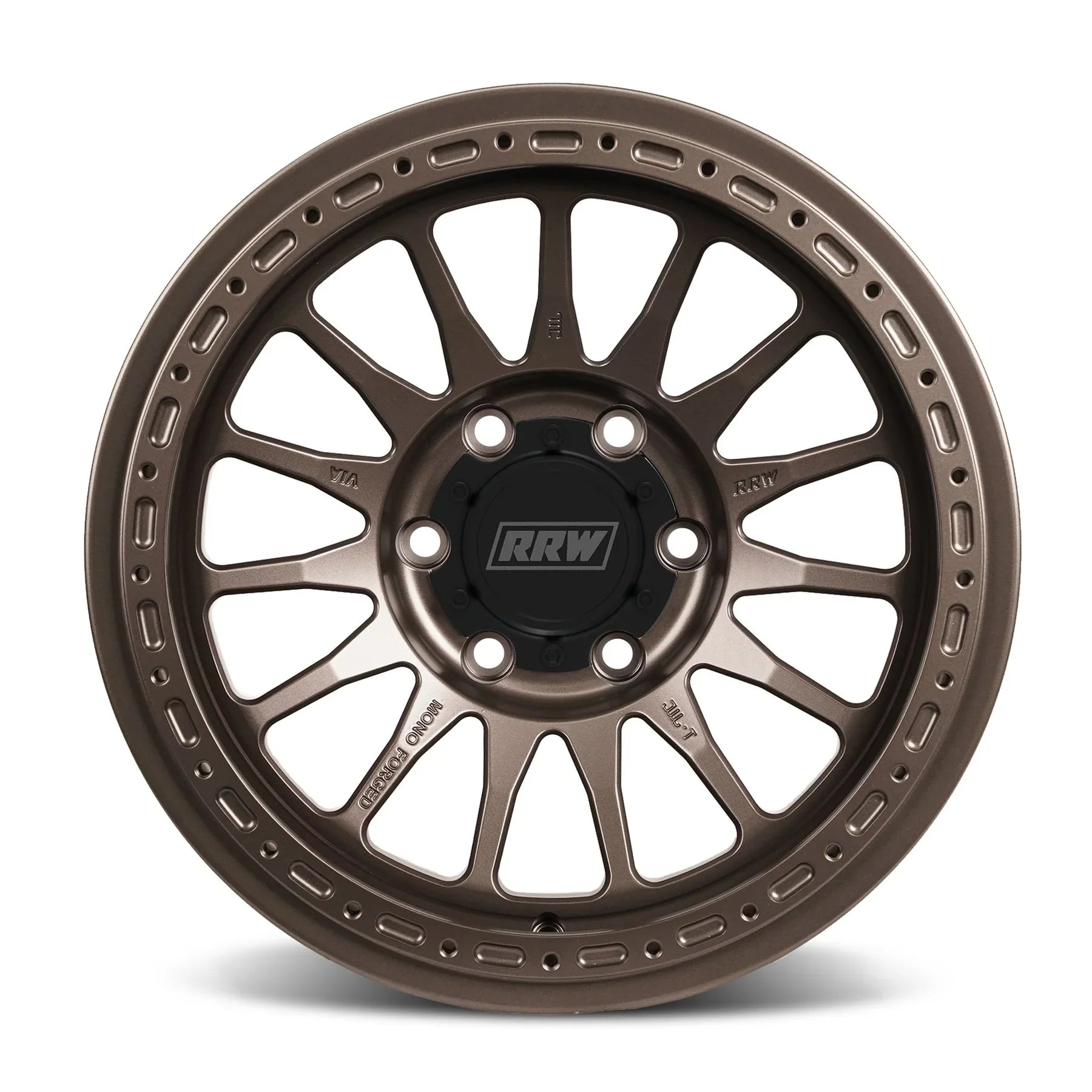 17x8.5 RRW RS7-H Forged Hybrid Matte Bronze Wheel 6x5.5 Bolt Pattern 25mm Offset