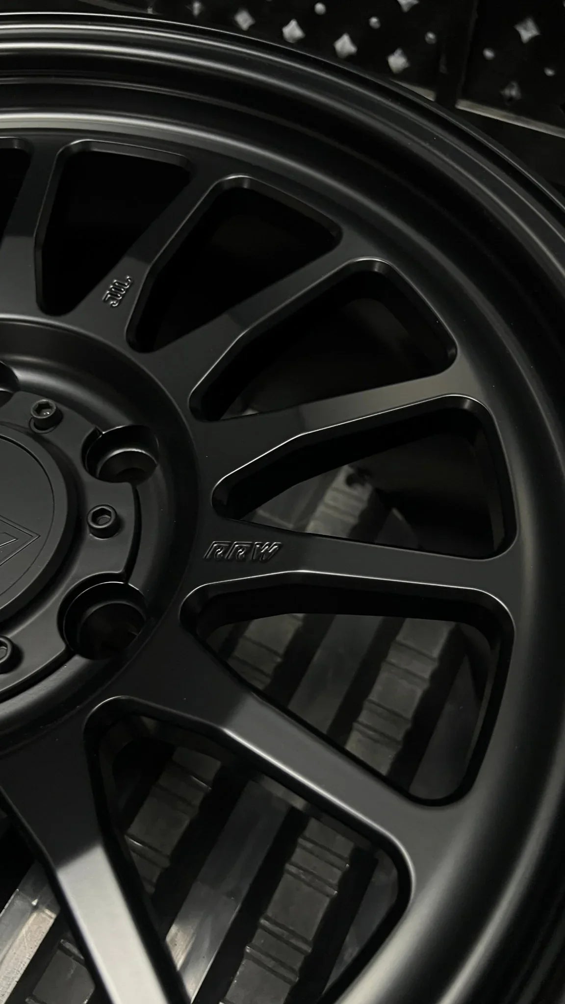 17x8 RRW RS7-S Forged Matte Black Wheel 6x5.5 Bolt Pattern 18mm Offset