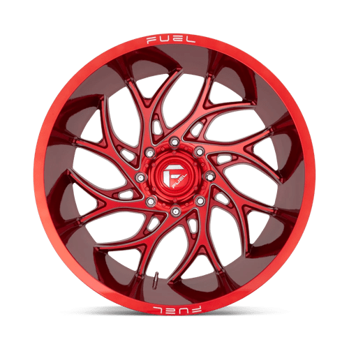 26x14 fuel off-road d742 runner candy red milled wheel 6x5.5 bolt pattern 75mm offset