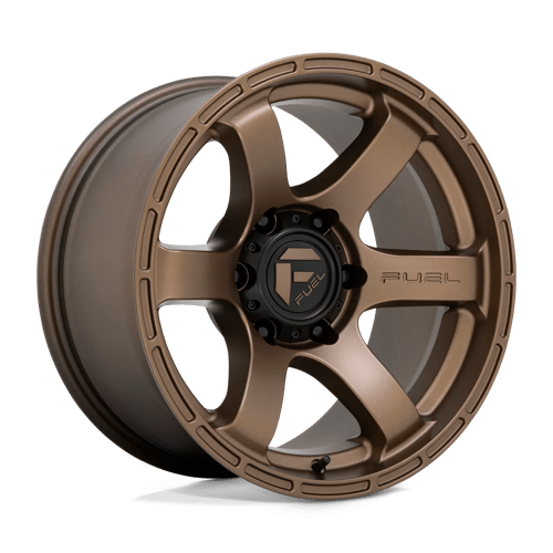 18x9 fuel off-road d768 rush matte bronze wheel 6x5.5 bolt pattern 20mm offset