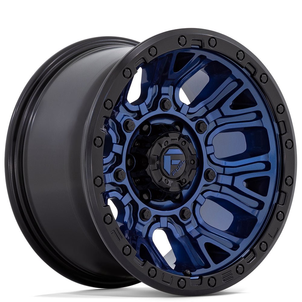 20x9 Fuel Off-Road D781 Rush Dark Blue Wheel 6x5.5 Bolt Pattern +1mm Offset