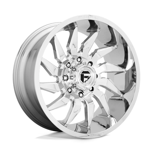 20x9 fuel off-road d743 saber chrome wheel 6x5.5 bolt pattern 1mm offset