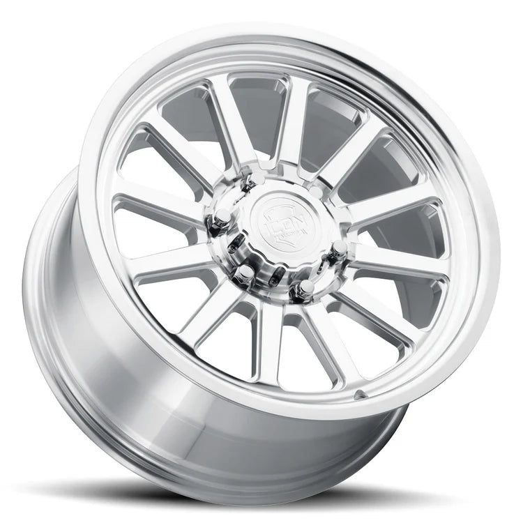 18x9 Icon Alloys Sentinel Forged Silver Machined Wheel 6x5.5 Bolt Pattern 25mm Offset