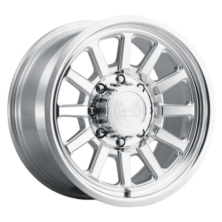18x9 Icon Alloys Sentinel Forged Silver Machined Wheel 6x5.5 Bolt Pattern 40mm Offset