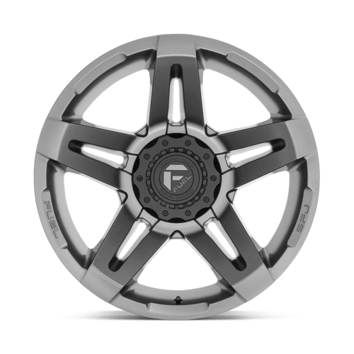20x10 fuel off-road d764 sfj matte gunmetal wheel 6x5.5 bolt pattern 18mm offset