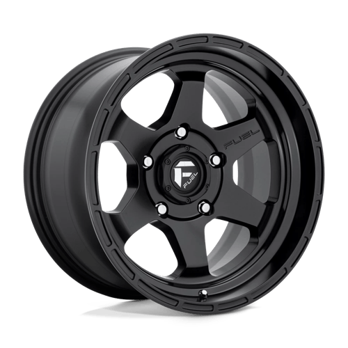17x9 fuel off-road d664 shok matte black wheel 6x5.5 bolt pattern 12mm offset