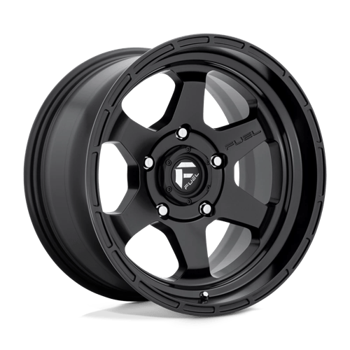 18x9 fuel off-road d664 shok matte black wheel 6x5.5 bolt pattern 1mm offset