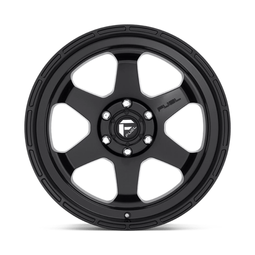 20x9 fuel off-road d664 shok matte black wheel 6x5.5 bolt pattern 1mm offset