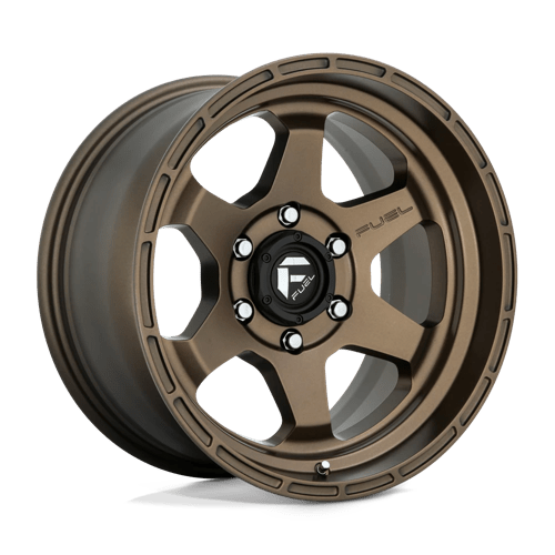 17x10 fuel off-road d666 shok matte bronze wheel 6x5.5 bolt pattern 18mm offset
