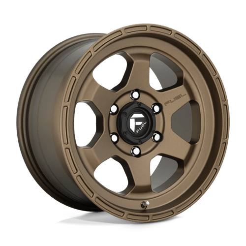 17x9 fuel off-road d666 shok matte bronze wheel 6x5.5 bolt pattern 20mm offset