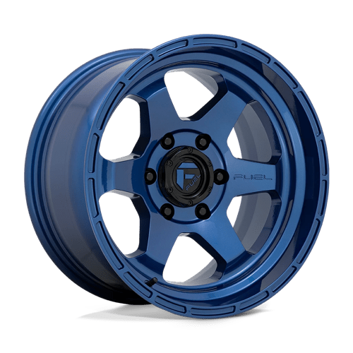 18x9 fuel off-road d739 shok dark blue wheel 6x5.5 bolt pattern 1mm offset