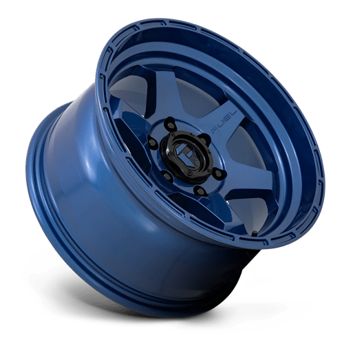 18x9 fuel off-road d739 shok dark blue wheel 6x5.5 bolt pattern 1mm offset