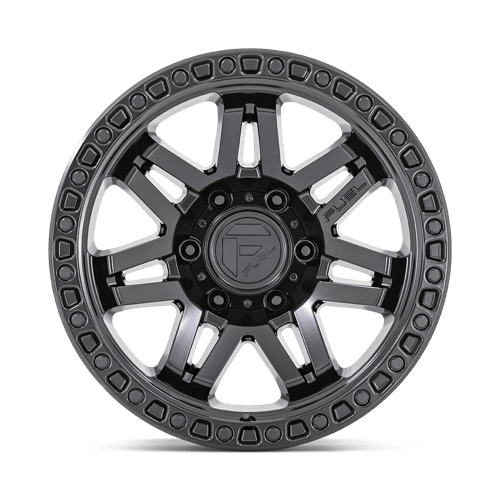 17x9 fuel off-road d810 syndicate blackout wheel 6x5.5 bolt pattern 1mm offset