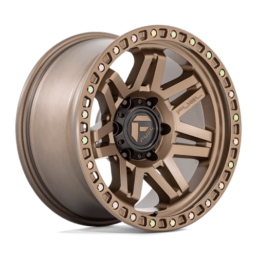 17x9 fuel off-road d811 syndicate full matte bronze wheel 6x5.5 bolt pattern 12mm offset