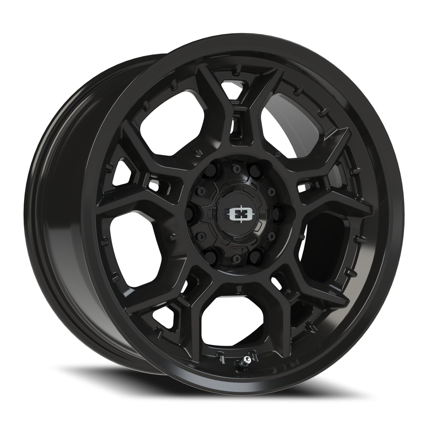 17x8.5 Vision 315 Sedona Gloss Black Wheel 6x5.5 Bolt Pattern 18mm Offset
