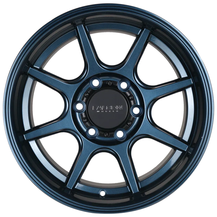 17x9 Falcon Wheels T8 Seeker Battle Royale Blue Wheel 6x5.5 Bolt Pattern -12mm Offset