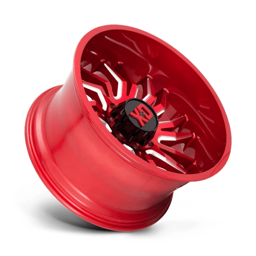 20x10 xd wheels xd858 tension candy red milled wheel 6x5.5 bolt pattern 18mm offset