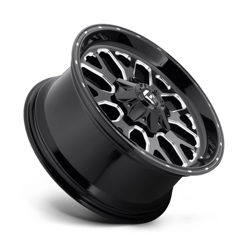 20x9 fuel off-road d588 titan gloss black milled wheel 6x5.5 bolt pattern 1mm offset