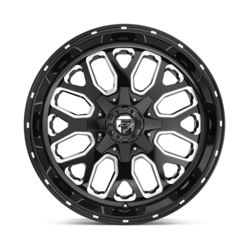 20x10 fuel off-road d588 titan gloss black milled wheel 6x5.5 bolt pattern 18mm offset
