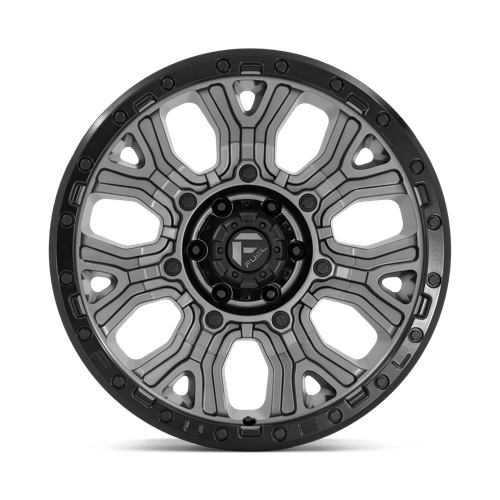 20x9 fuel off-road d825 traction matte gunmetal w black ring wheel 6x5.5 bolt pattern 1mm offset