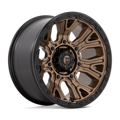 20x10 fuel off-road d826 traction matte bronze w black ring wheel 6x5.5 bolt pattern 18mm offset