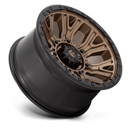 20x10 fuel off-road d826 traction matte bronze w black ring wheel 6x5.5 bolt pattern 18mm offset