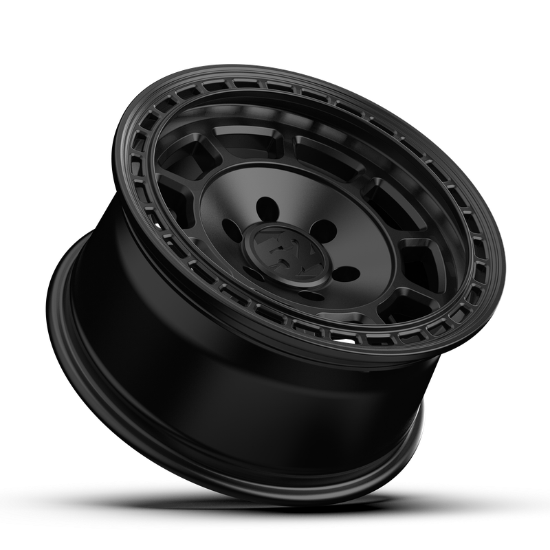 17x8.5 Fifteen 52 Traverse HD Satin Black Wheel 6x5.5 Bolt Pattern 0mm Offset