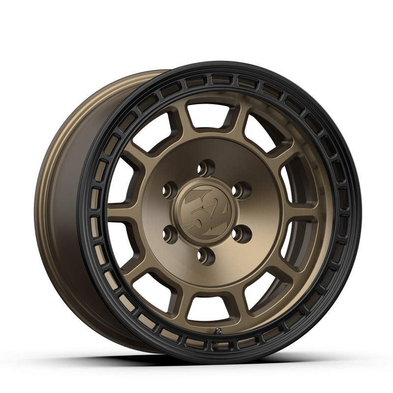 17x8.5 Fifteen 52 Traverse HD Matte Bronze Wheel 6x5.5 Bolt Pattern 0mm Offset