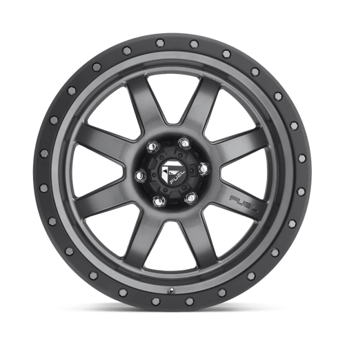 20x9 fuel off-road d552 trophy matte gunmetal black bead ring wheel 6x5.5 bolt pattern 1mm offset