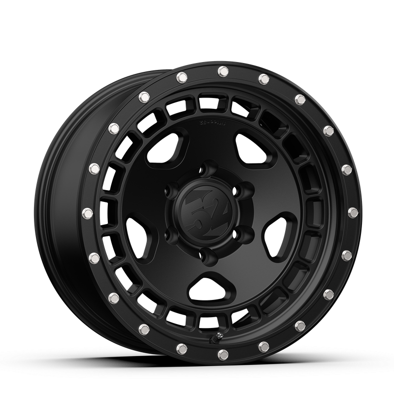 17x8.5 Fifteen 52 Turbomac HD Satin Black Wheel 6x5.5 Bolt Pattern 0mm Offset