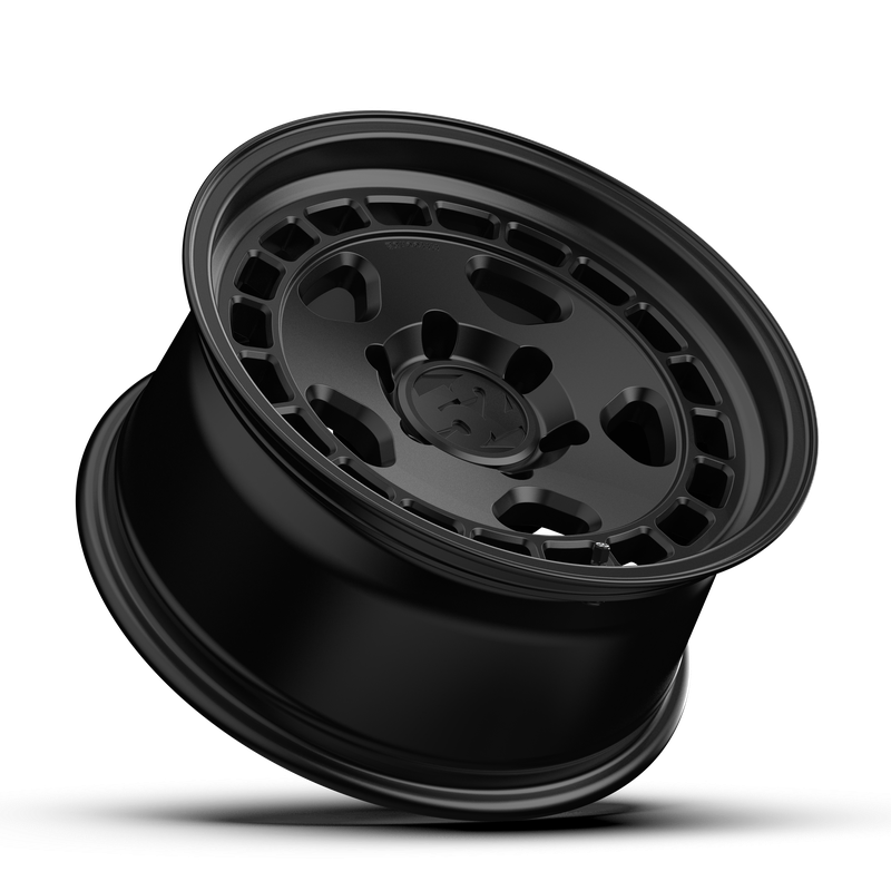 17x8.5 Fifteen 52 Turbomac HD Classic Satin Black Wheel 6x5.5 Bolt Pattern 0mm Offset