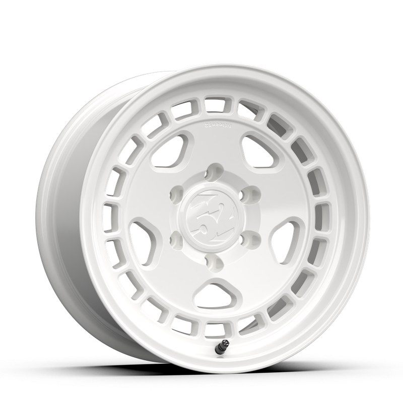 16x8 Fifteen 52 Turbomac HD Classic Gloss White Wheel 6x5.5 Bolt Pattern 0mm Offset