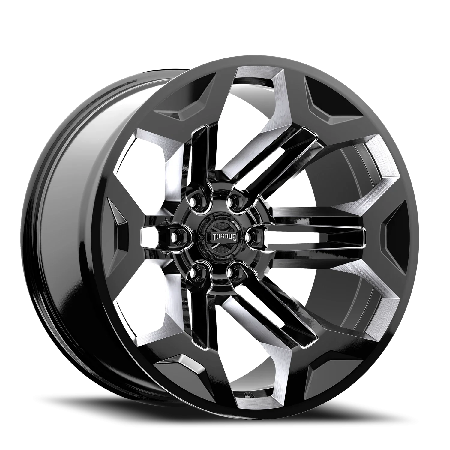20x9 torque wheels pulse tw405c gloss black premium milled wheel 6x5 5 bolt pattern 12 offset