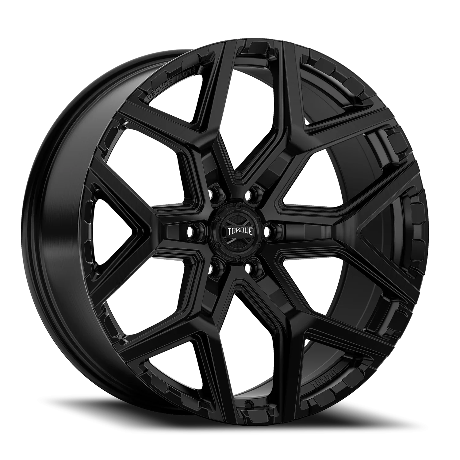 22x9 torque wheels strike tw417r hybrid forged satin black wheel 6x5 5 bolt pattern 35 offset