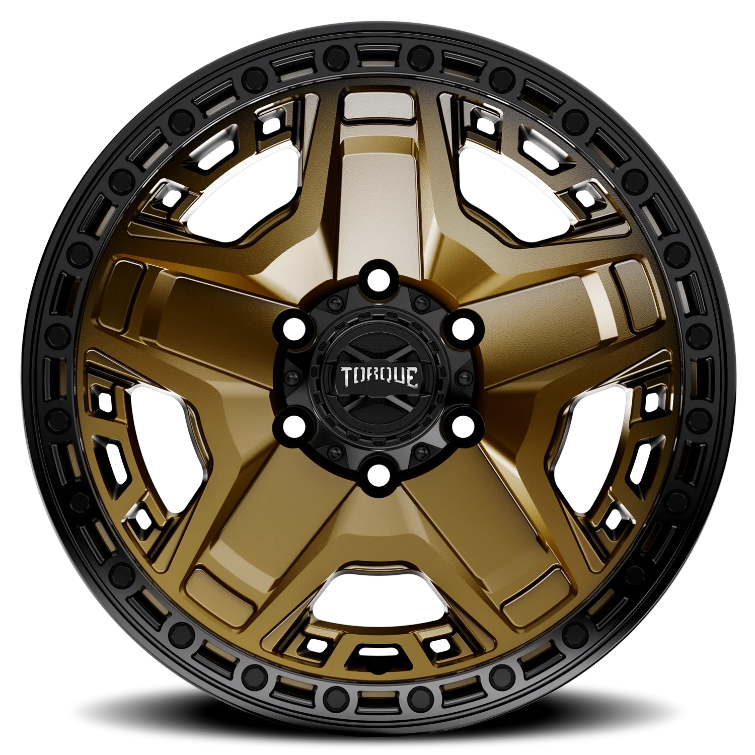17x9 torque wheels blackhawk tw448r hybrid forged satin bronze with satin black lip wheel 6x5 5 bolt pattern 18 offset
