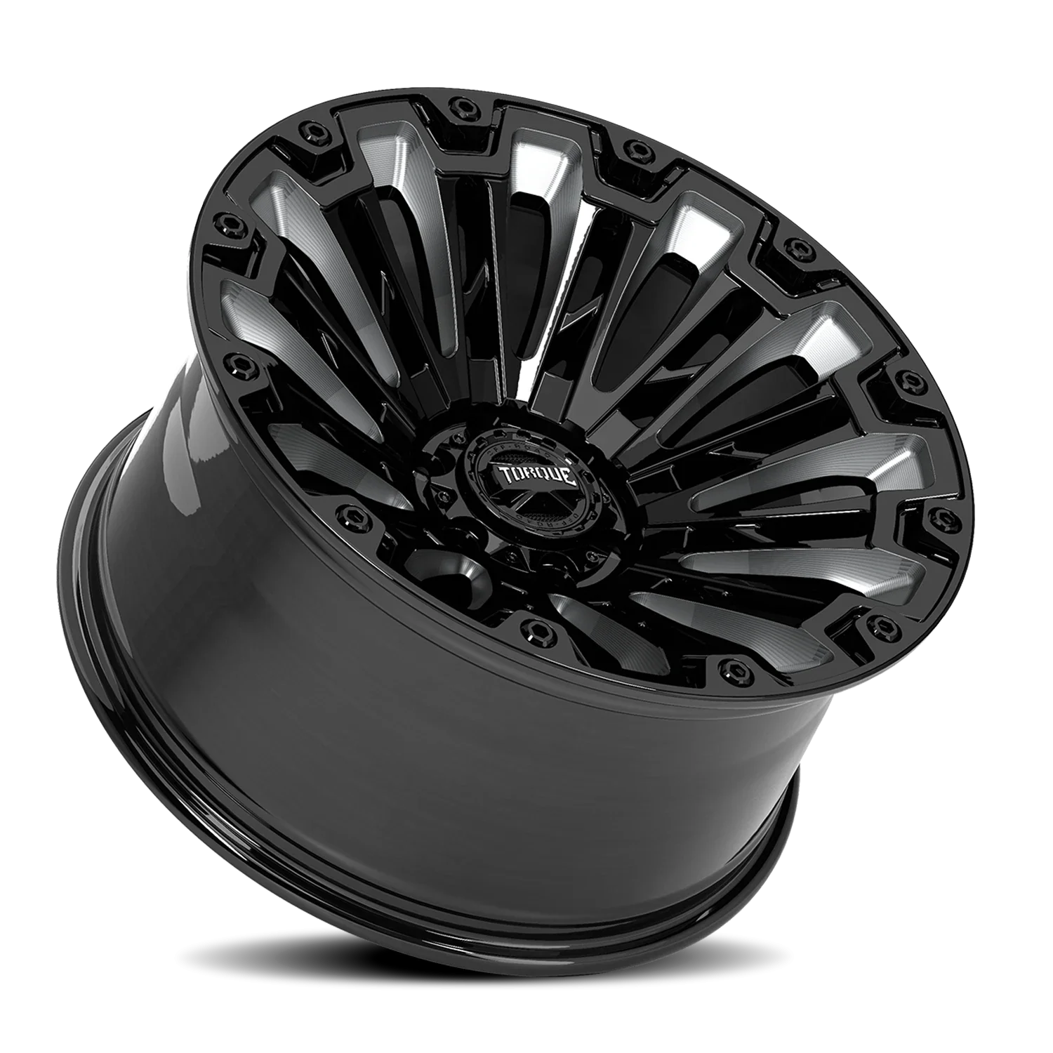 20x10 torque wheels matrix tw460r hybrid forged gloss black milled with dark tint wheel 6x5 5 bolt pattern 18 offset